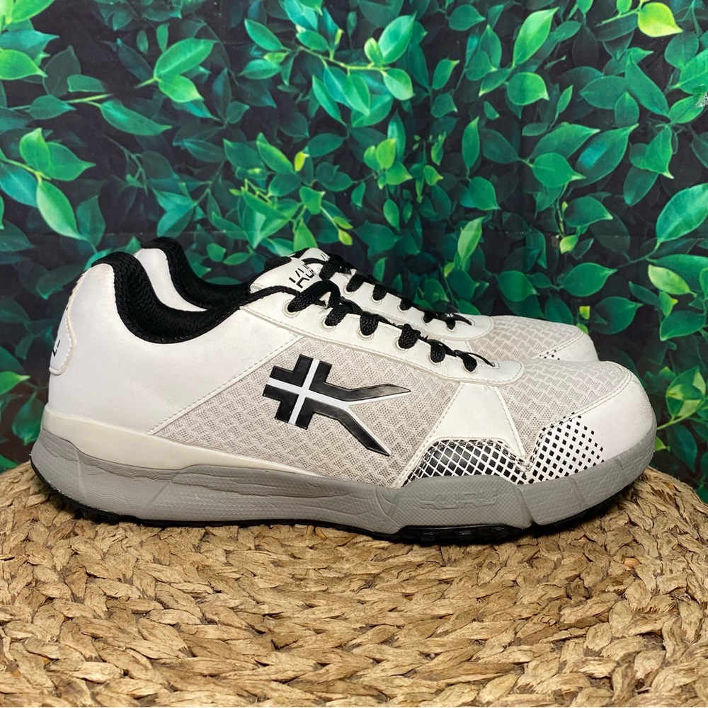 White and Black Athletic Shoes
